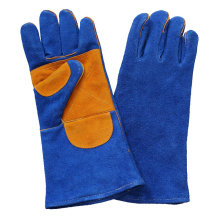 Double Palm Sicherheit Leder Arbeitsschützer Handschuhe